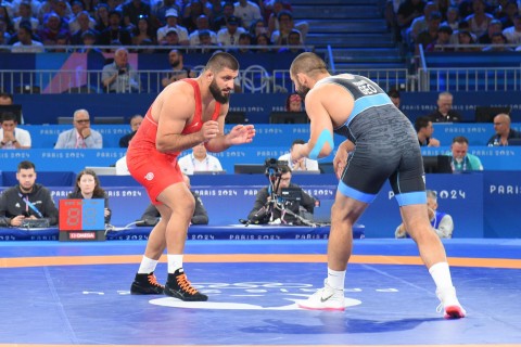 Paris-2024: Giorgi Meşvildişvili bürünc uğrunda güləşəcək - FOTO - VİDEO