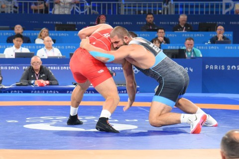 Paris-2024: Giorgi Meşvildişvili bürünc uğrunda güləşəcək - FOTO - VİDEO