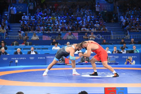 Paris-2024: Giorgi Meşvildişvili bürünc uğrunda güləşəcək - FOTO - VİDEO