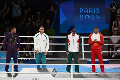 Paris-2024: Alfonso Dominqes mükafatlandırılıb - FOTO - VİDEO
