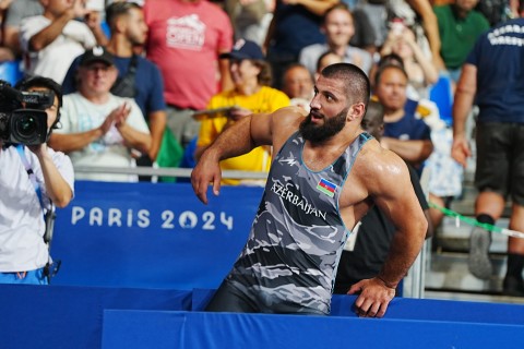 Paris-2024: Meşvildişvili bürünc medal qazanıb - FOTO