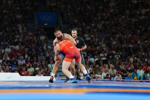 Paris-2024: Meşvildişvili bürünc medal qazanıb - FOTO