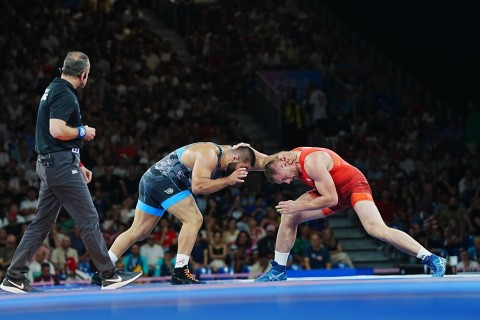 Paris-2024: Meşvildişvili bürünc medal qazanıb - FOTO
