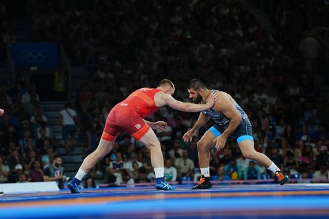 Paris-2024: Meşvildişvili bürünc medal qazanıb - FOTO