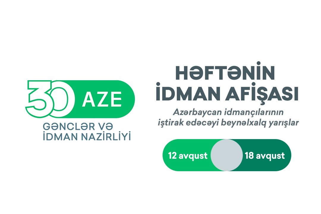 Beynəlxalq yarışlar üzrə HƏFTƏNİN İDMAN AFİŞASI