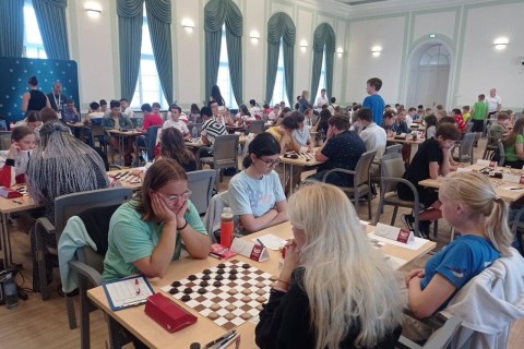 Azerbaijani checkers won silver - PHOTO