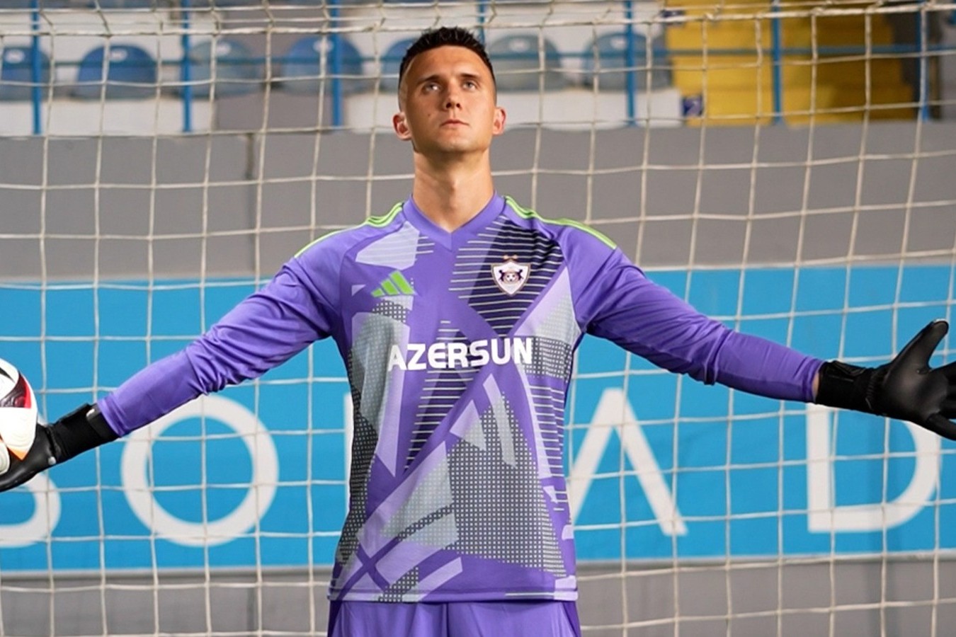 The best goalkeeper of the Polish Championship in Qarabag