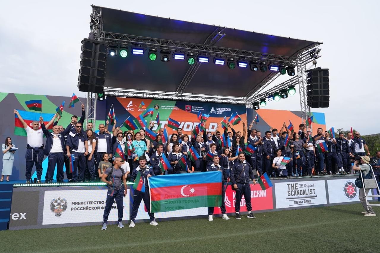 “Kooperativ idmanın inkişafı Assosiasiyalarının Moskva yay oyunları”nın açılış mərasimi - FOTO