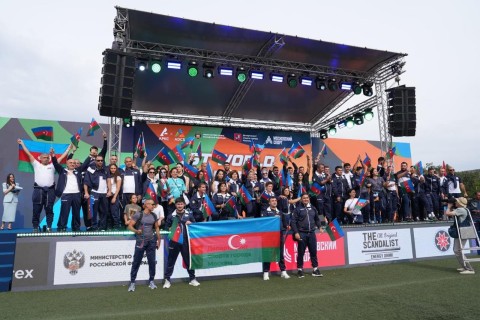 “Kooperativ idmanın inkişafı Assosiasiyalarının Moskva yay oyunları”nın açılış mərasimi - FOTO