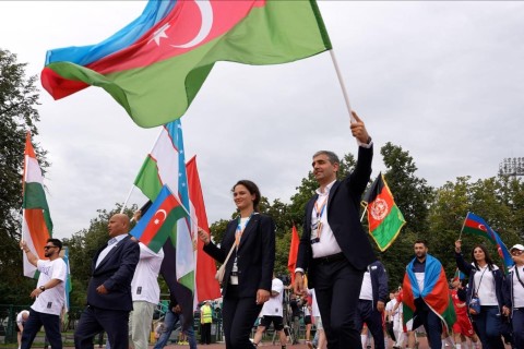 “Kooperativ idmanın inkişafı Assosiasiyalarının Moskva yay oyunları”nın açılış mərasimi - FOTO