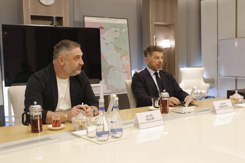 Rovshan Najaf met with the president of the Georgian Football Federation - PHOTO