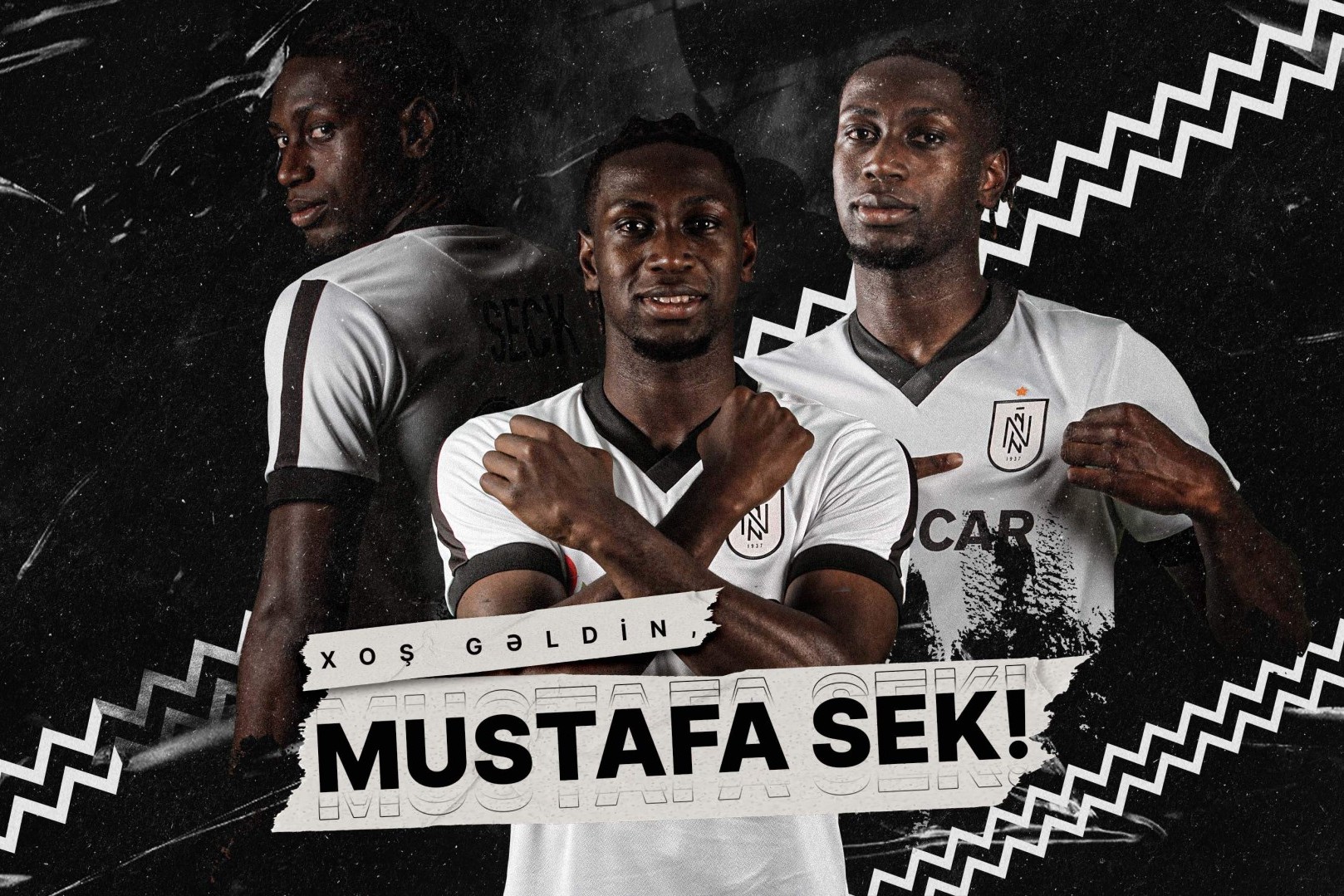 Mustafa Sek signed a 3-year contract with Neftchi