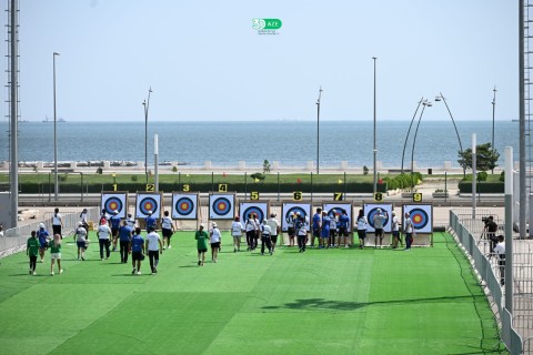 Kamandan oxatma üzrə Azərbaycan çempionatının açılış mərasimi keçirilib - FOTO