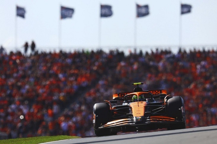 "Formula-1": Lando Norris Niderlandda finişə birinci çatıb