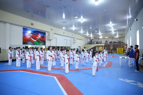 Taekvondoda dan imtahanı - FOTO