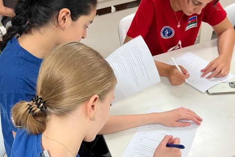 AMADA voleybolçulara maarifləndirmə seminarı keçib - FOTO