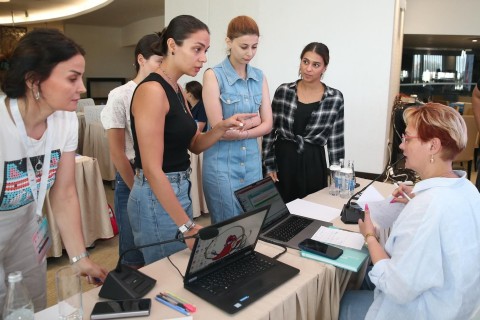 Bədii gimnastika üzrə məşqçilik və hakimlik seminarında 2-ci gün - FOTO