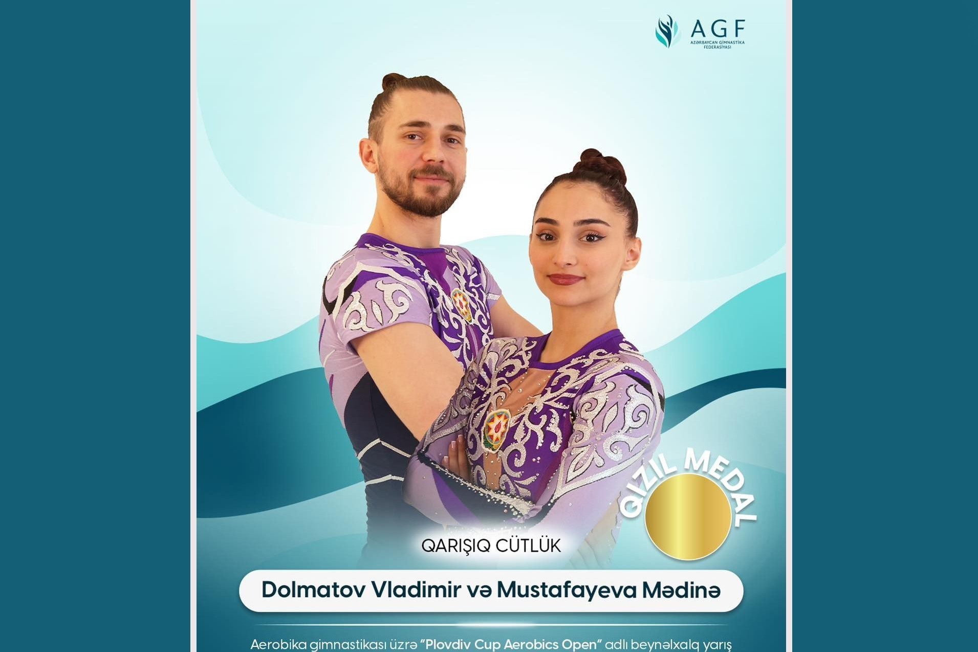 Azerbaijani gymnasts win a gold medal at 15th Plovdiv Cup