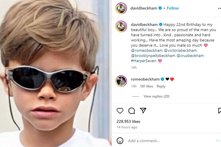 Fashion over football: Beckham’s son quits football