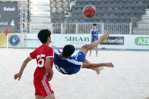 Çimərlik futbolunda qaliblər müəyyənləşib - FOTO