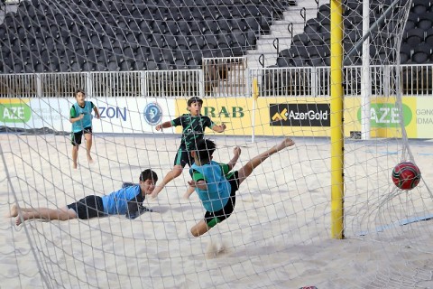 Çimərlik futbolunda qaliblər müəyyənləşib - FOTO