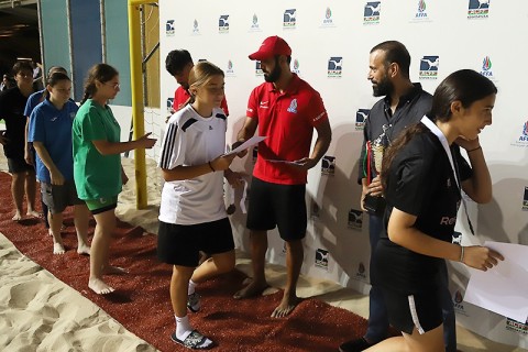Çimərlik futbolunda qaliblər müəyyənləşib - FOTO