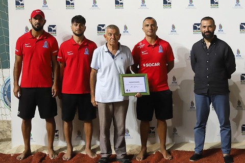 Çimərlik futbolunda qaliblər müəyyənləşib - FOTO