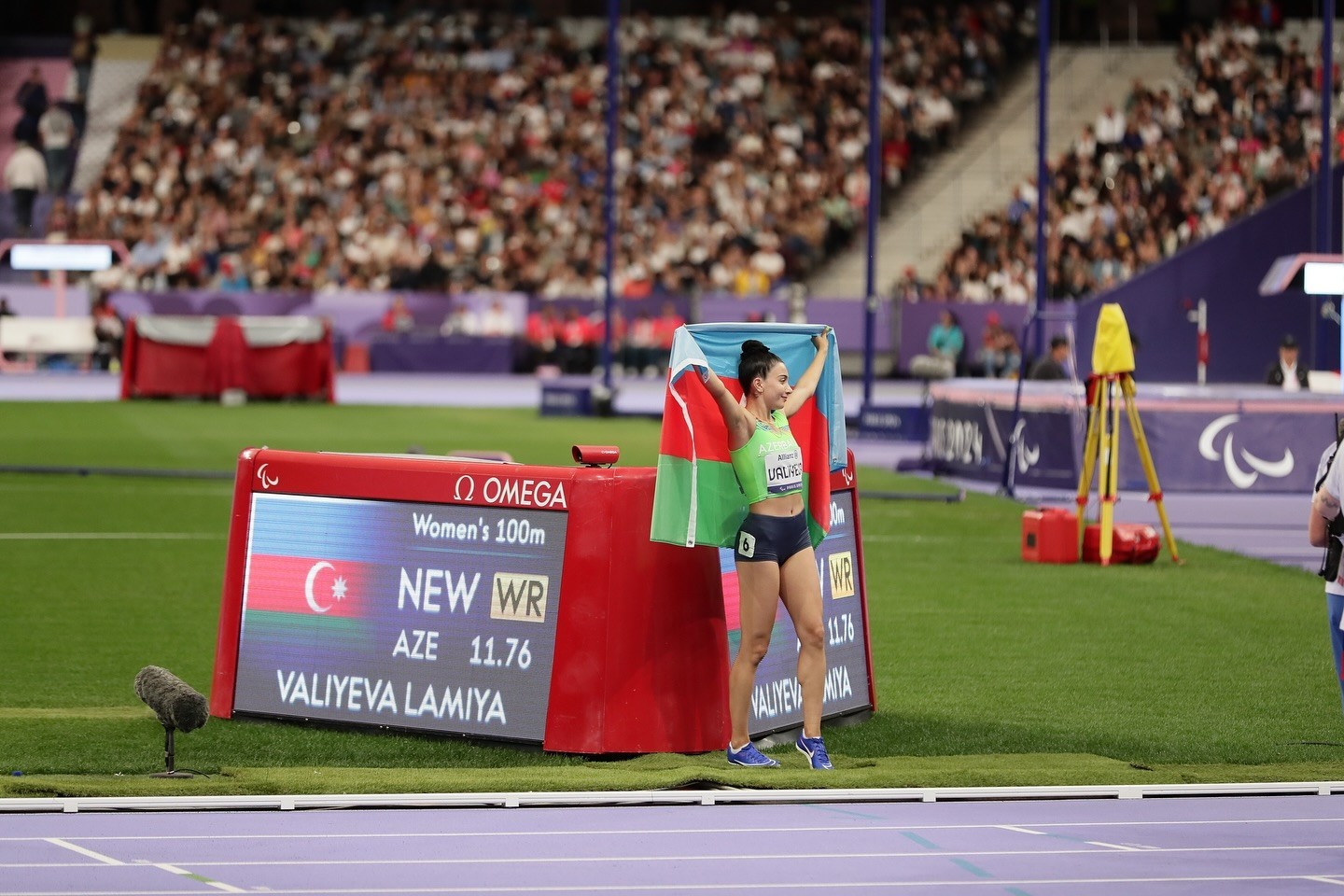 Paris-2024: Lamiyə Vəliyeva dünya rekordu ilə Paralimpiya çempionu olub - FOTO