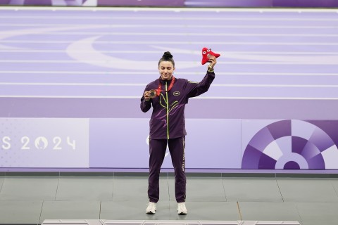 Paris-2024: Lamiyə Vəliyeva dünya rekordu ilə Paralimpiya çempionu olub - FOTO