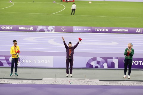 Paris-2024: Lamiyə Vəliyeva dünya rekordu ilə Paralimpiya çempionu olub - FOTO