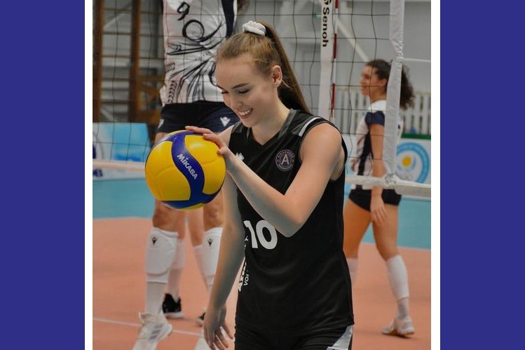 National volleyball player in Absheron