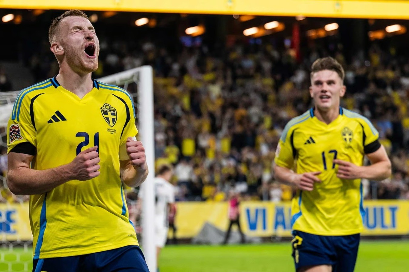 Sweden win with 3 unanswered goals