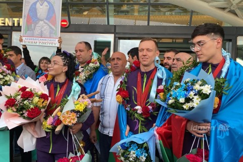 Welcoming ceremony of Azerbaijani Paralympians - PHOTO - VIDEO