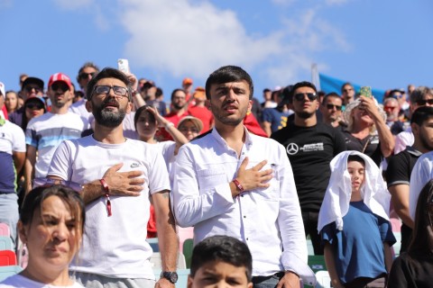 Şəhid ailələri və qazilərimiz Formula 1 Qatar Airways Azərbaycan Qran Prisi 2024-ün finalında - FOTO