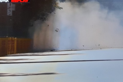 Accident between Carlos Sainz and Sergio Perez - PHOTO - VİDEO