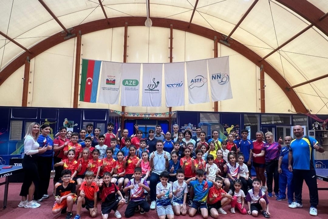 Executive President of the European Table Tennis Union in Sumgait - PHOTO