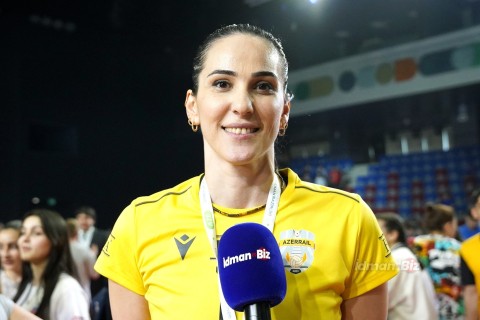 Aynur İmanova: “Məqsədimiz yaxşı oyun göstərərək irəli getməkdir”