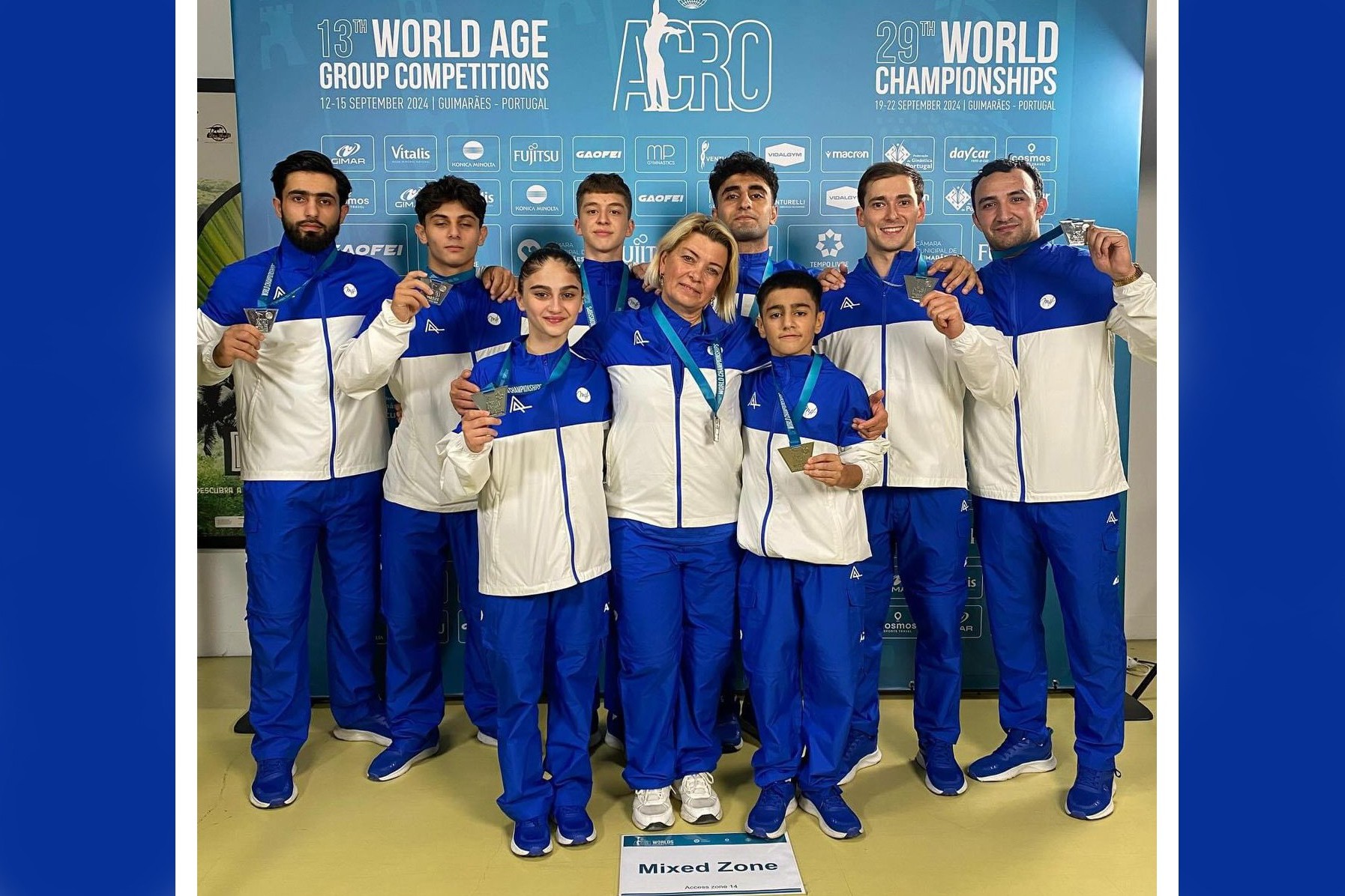 About our FIG acrobats: "This is the best result of the Azerbaijani team"