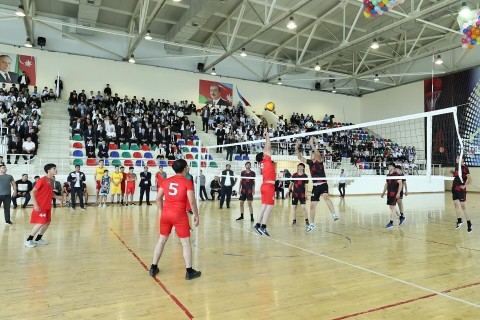Shahin Bagirov met with young volleyball players - PHOTO