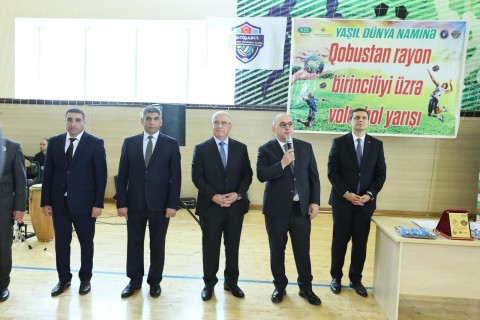 Shahin Bagirov met with young volleyball players - PHOTO