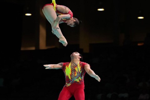 Aghasif Rahimov and Raziya Seyidli on the podium for 3rd time