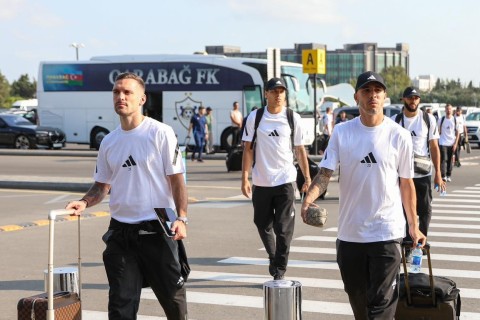 Qarabag leave for England - PHOTO