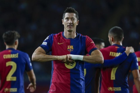 Lewandowski five teams away from Messi's record