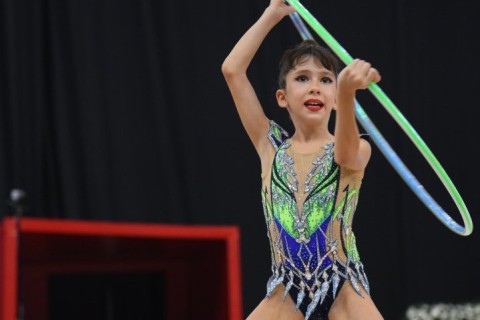 Bədii gimnastika üzrə 3-cü beynəlxalq “Ocaq kuboku” davam edir - FOTO