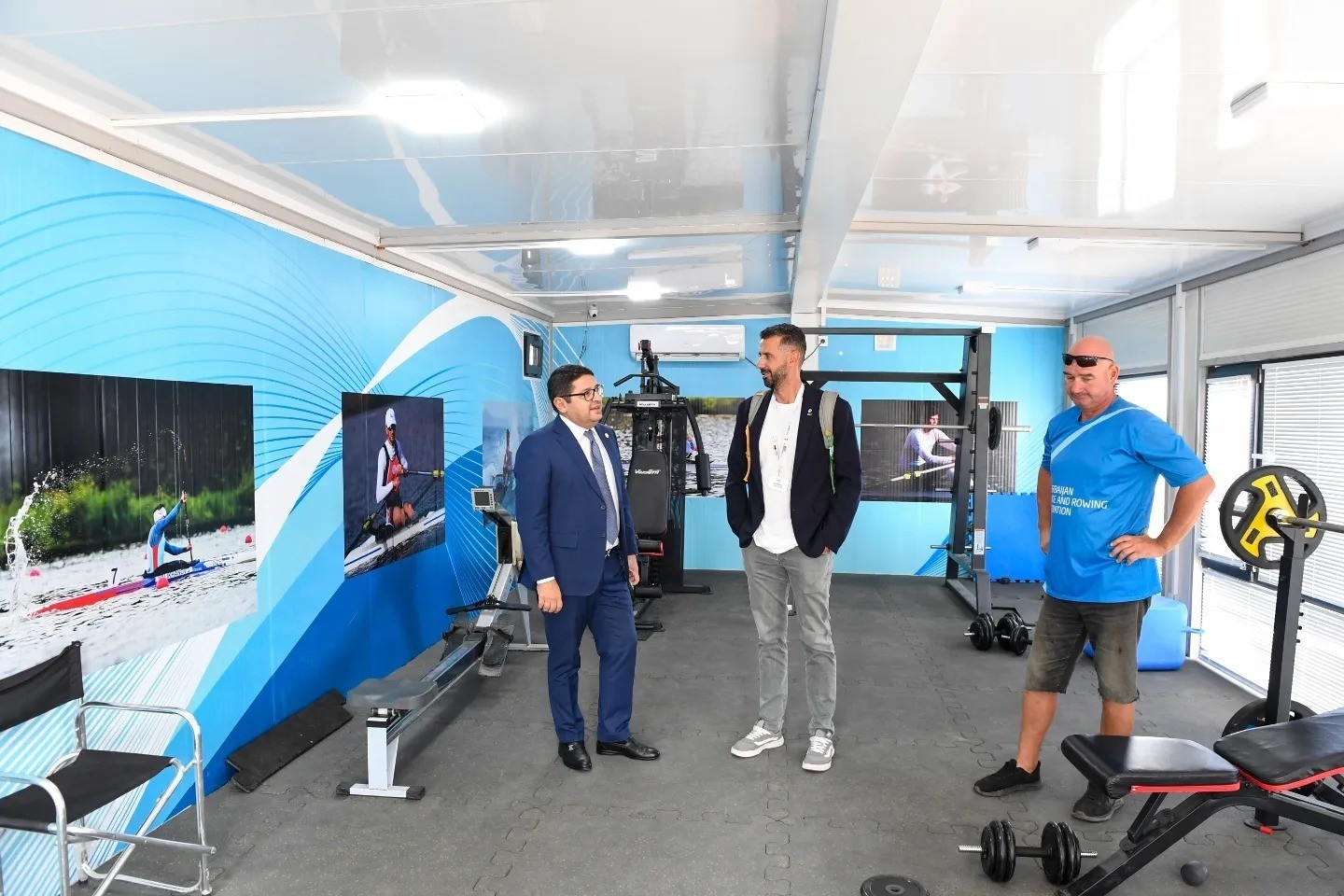 The Olympic medalist arrived in Baku - PHOTO