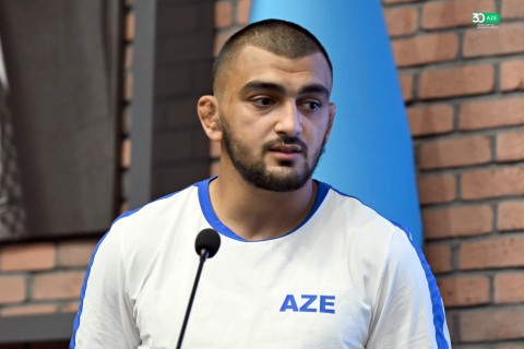 Farid Gayibov meets with Azerbaijan’s successful athletes - PHOTO