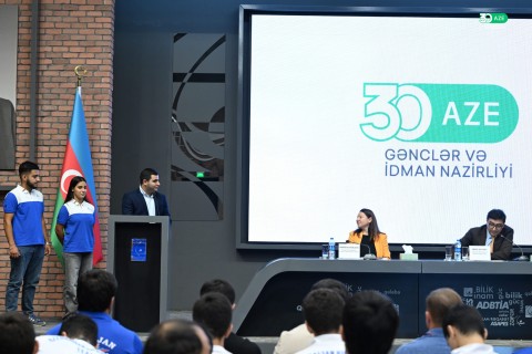 Farid Gayibov meets with Azerbaijan’s successful athletes - PHOTO