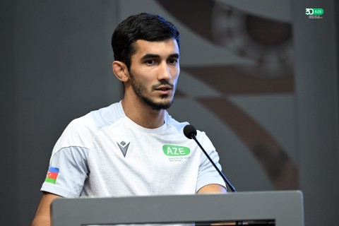 Farid Gayibov meets with Azerbaijan’s successful athletes - PHOTO