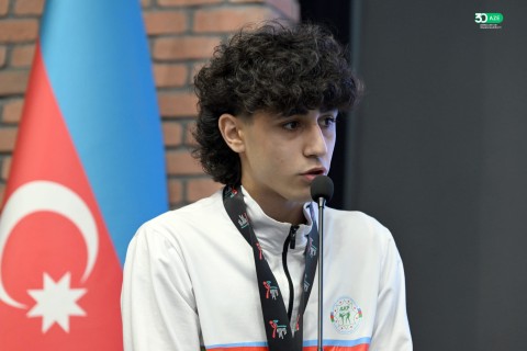 Farid Gayibov meets with Azerbaijan’s successful athletes - PHOTO
