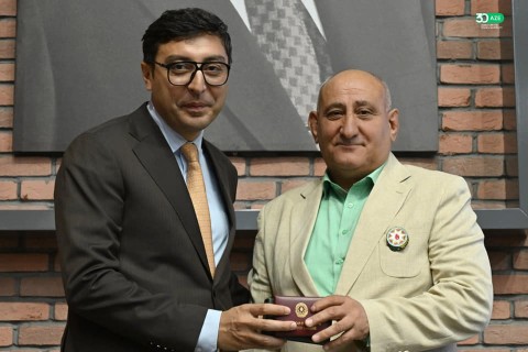 Farid Gayibov meets with Azerbaijan’s successful athletes - PHOTO